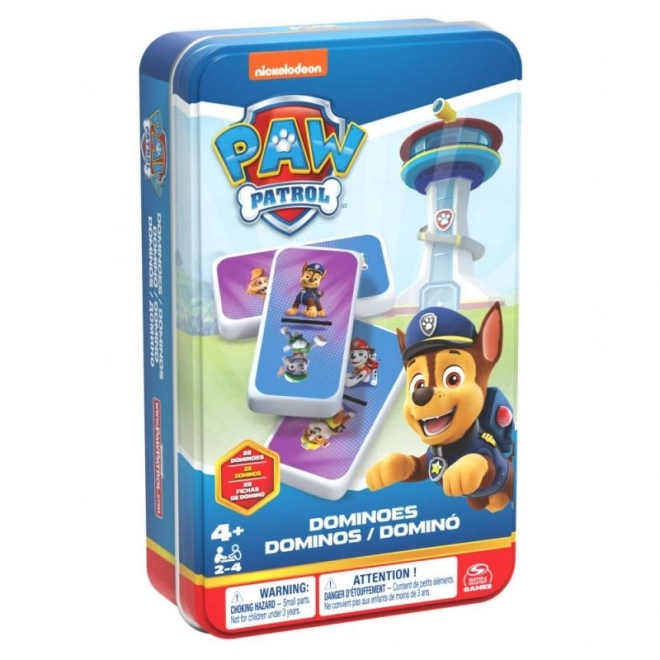 Domino Paw Patrol i metaldåse