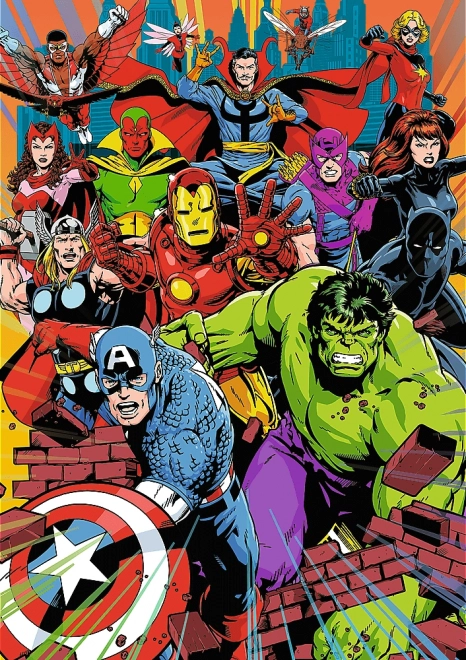 TREFL Puzzle Premium Plus Marvel: Marvel Helte 1000 brikker