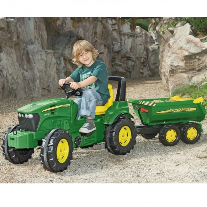 Rolly Toys trailer med tippende lad John Deere