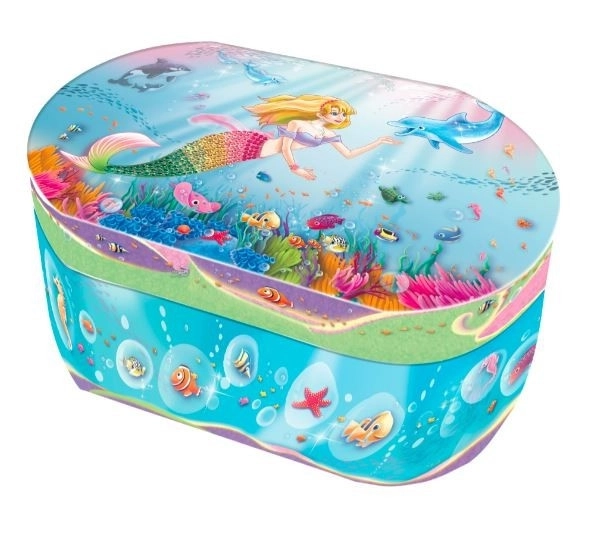Oval musikbox Pecoware - Havfrue