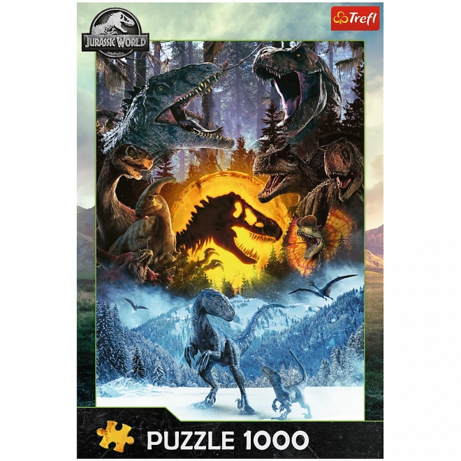 Jurassic Park puslespil 1000 brikker