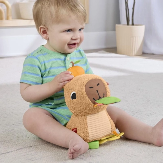 Fisher-Price plyslegetøj kapybara med tilbehør
