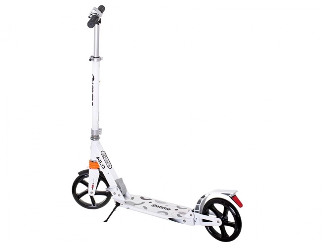 AILO foldbar byscooter 200mm hjul støddæmper foran bagpå GIMME – Hvid