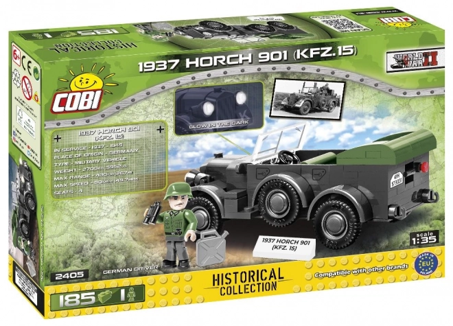 Historisk militærbil Horch 901 byggesæt COBI