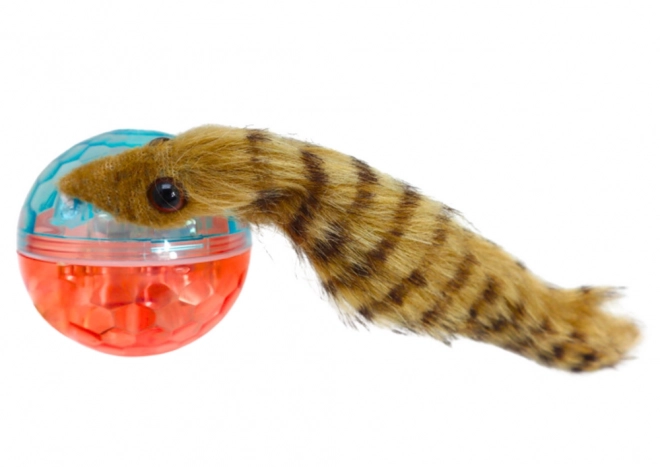 Interaktivt badlegetøj Fluffy Ferret Tail Ball