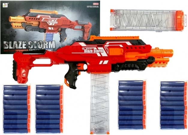 Blaze Storm skumpistol til børn med stort magasin til 40 pile