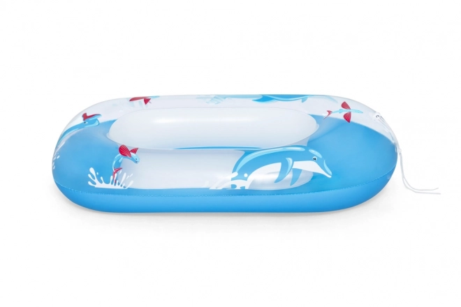 Ponton Blå Delfin 102x69 cm BESTWAY