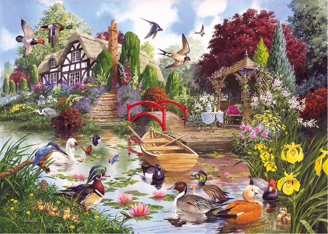 Gibsons puslespil Flora og Fauna 4x500 brikker