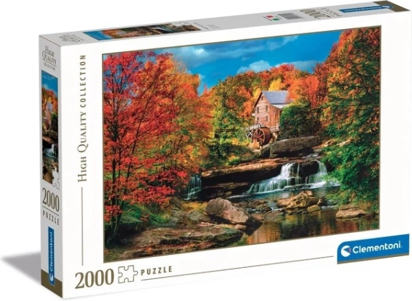 CLEMENTONI puslespil 2000 brikker gammelt møllemotiv