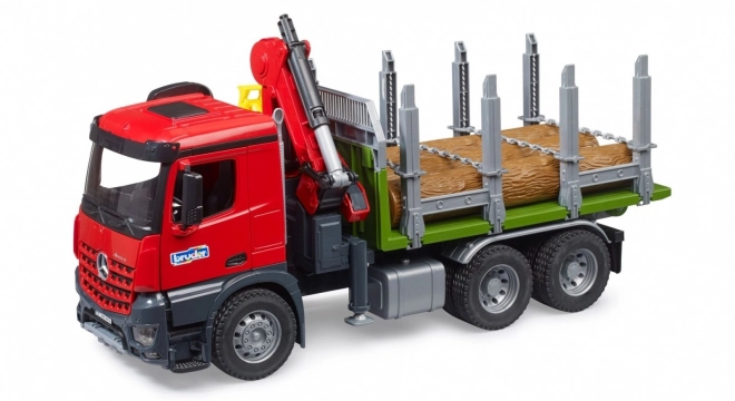 Bruder tømmertransport med hydraulisk kran