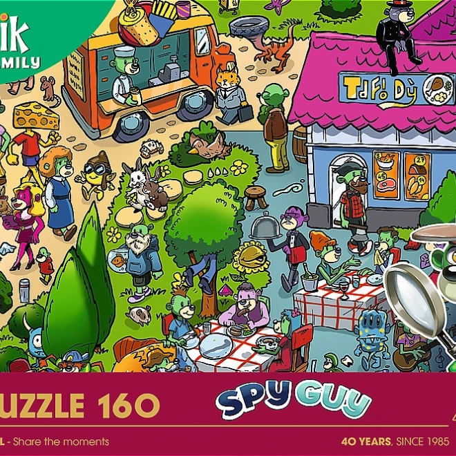 Puzzle Treflíci: Spy Guy 160 brikker