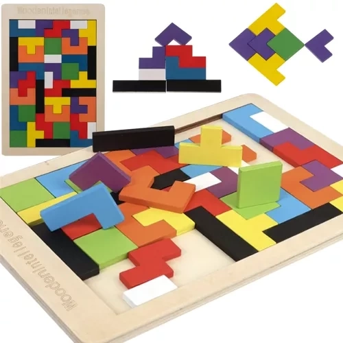 Træpuslespil / tetris Kruzzel 22667