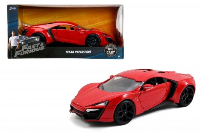 Bil Fast & Furious Lykan Hypersport 1/24