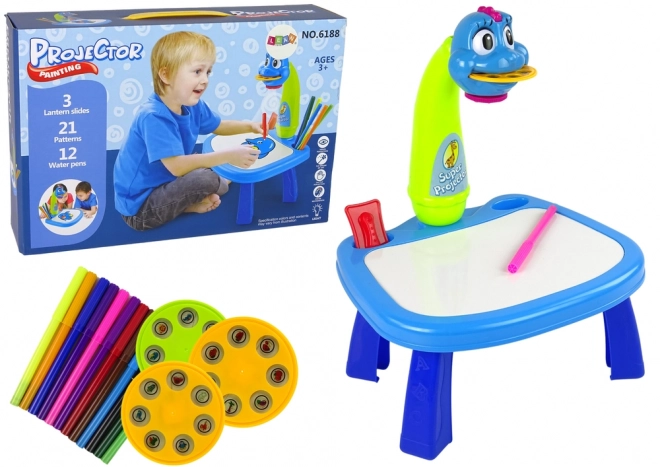 Projektor til tegning med dinosaur-motiv til børn