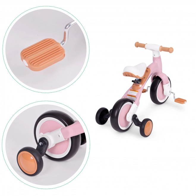 Balanceløbecykel med pedaler - træningshjul 3-i-1 ECOTOYS
