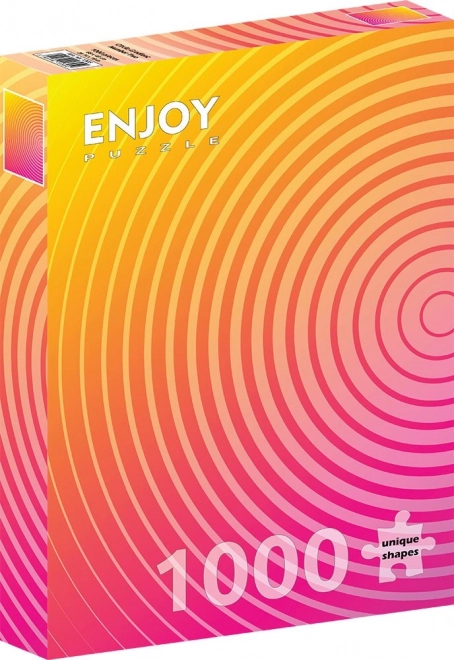 ENJOY Puslespil Rundt Gradient 1000 Brikker