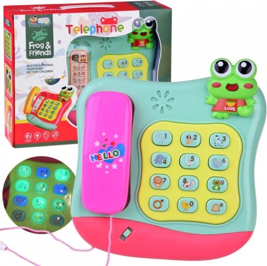 Farverig musiktelefon til børn