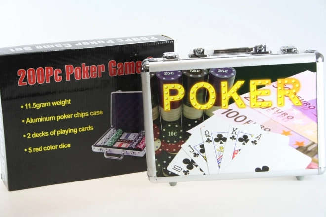 Poker sæt i kuffert