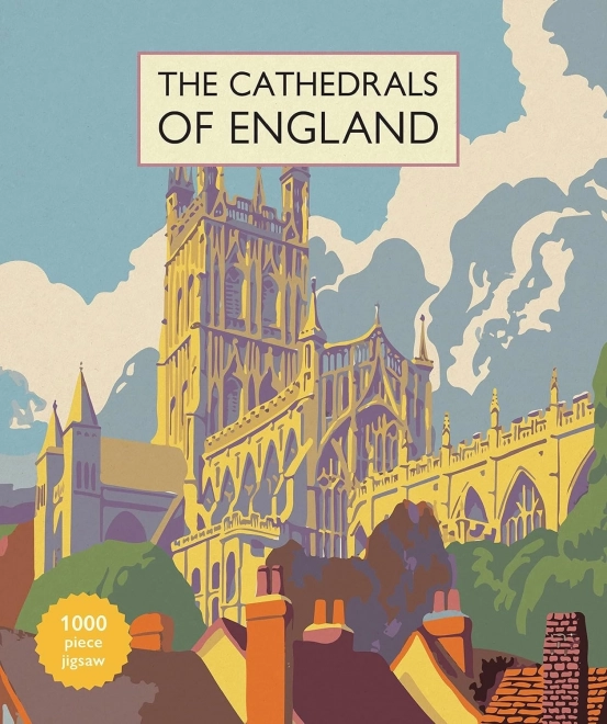 Galison puslespil katedraler i England 1000 brikker