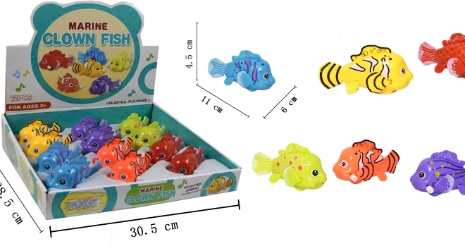 Optrækkelig fisk til vand 11 cm