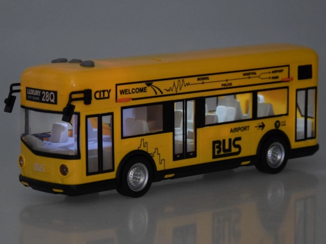 Gul festbus åbning døre lyde lys musik ZA5222