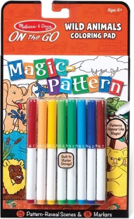 Melissa & Doug magisk malebog – vilde dyr