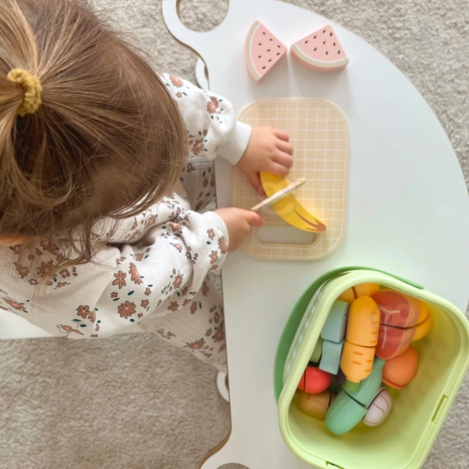 Træsæt til madskæring Tooky Toy