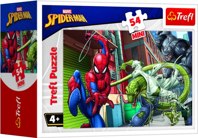 Minipuslespil 54 brikker Spider-Man fra Trefl