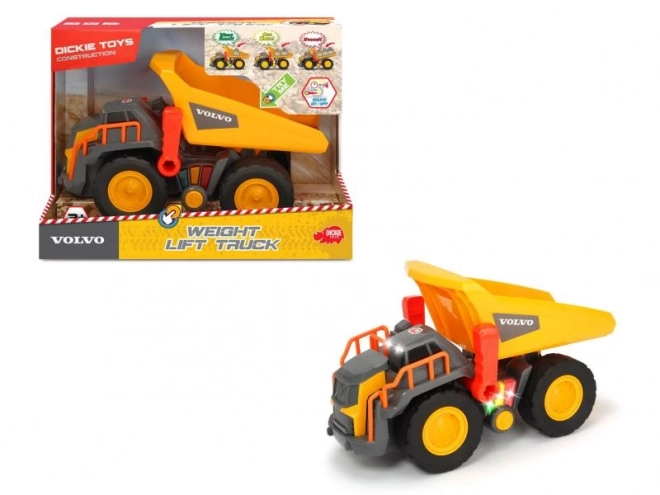 Volvo legetøjs dumper med lys og lyde
