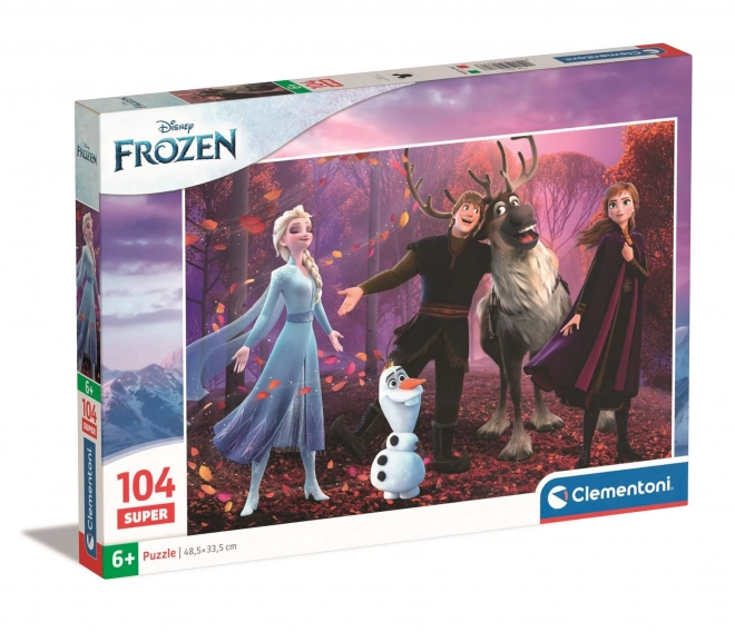 CLEMENTONI Puslespil Frost 104 brikker