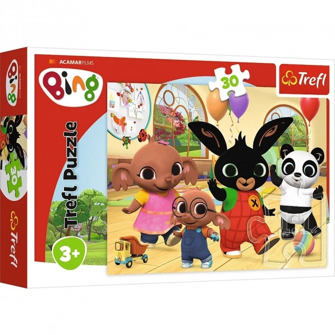 TREFL Puslespil Bing: Fest 30 brikker