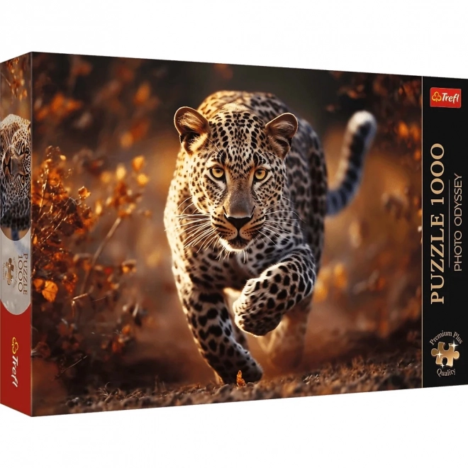 TREFL Puzzle Premium Plus Photo Odyssey: Vild leopard 1000 brikker