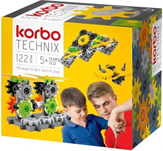 Korbo Technix byggesæt 122 dele