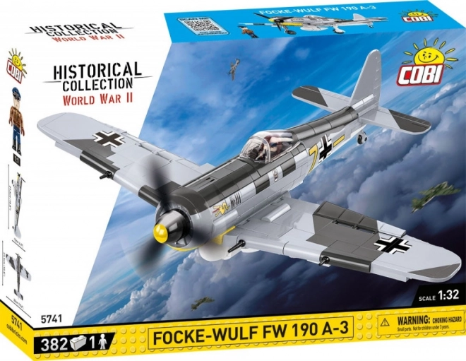 Byggesæt Historisk Kollektion WWII Focke-Wulf FW 190 A-3 382 klodser