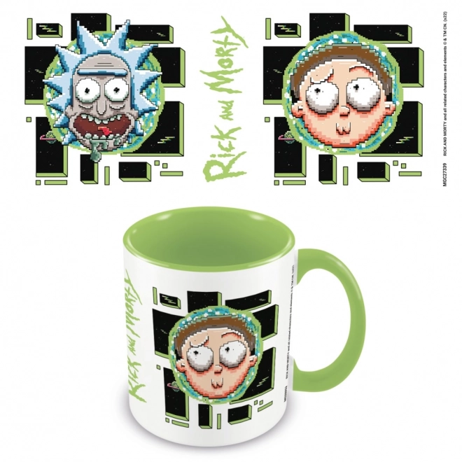 Krus Rick og Morty Pixel Breakout 315 ml