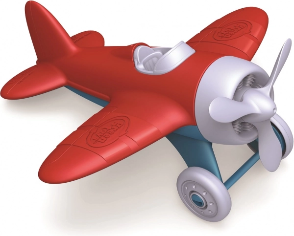 Flyvemaskine af genbrugsplast GREEN TOYS – rød
