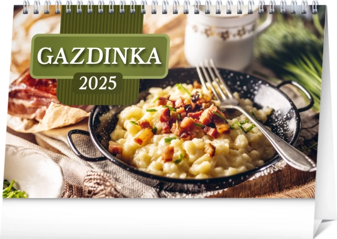 NOTIQUE Bordkalender Gazdinka 2025, 23,1 x 14,5 cm
