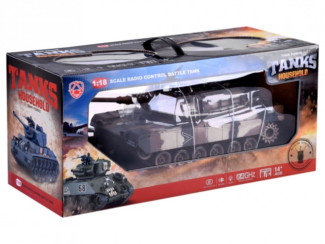 Stor fjernstyret tank US M1A2