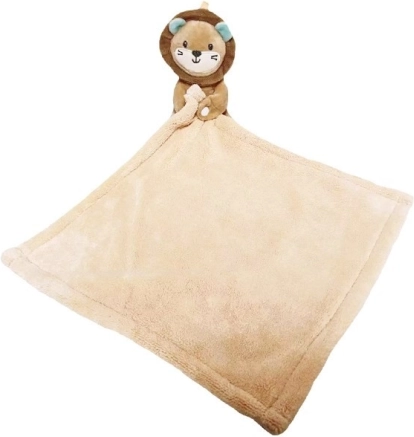 Børnehåndklæde Løve 35 × 35 cm beige
