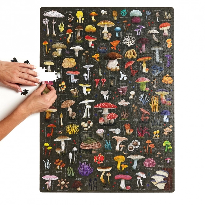 Puslespil Puzzlove Svampe 1000 brikker