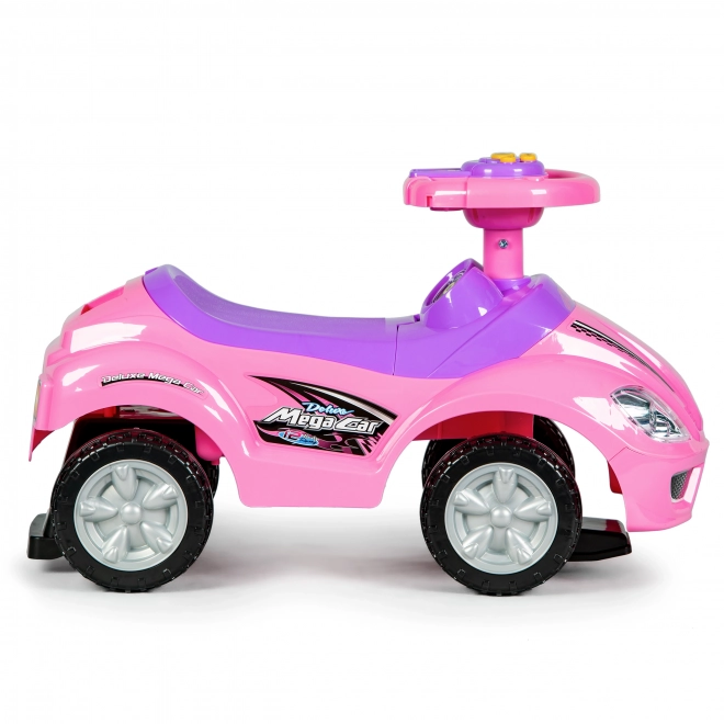 ECOTOYS Scooter med lyde og styringsstang Pink bil