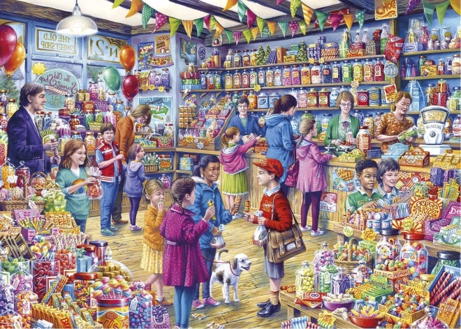 Puzzle Den gamle konditori 1000 brikker