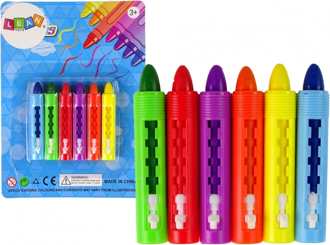 Sæt med pastel-farveblyanter 6 stk