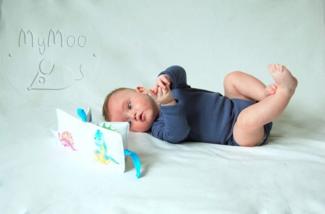 MyMoo Mini blød bog - Rejsen til forhistorien