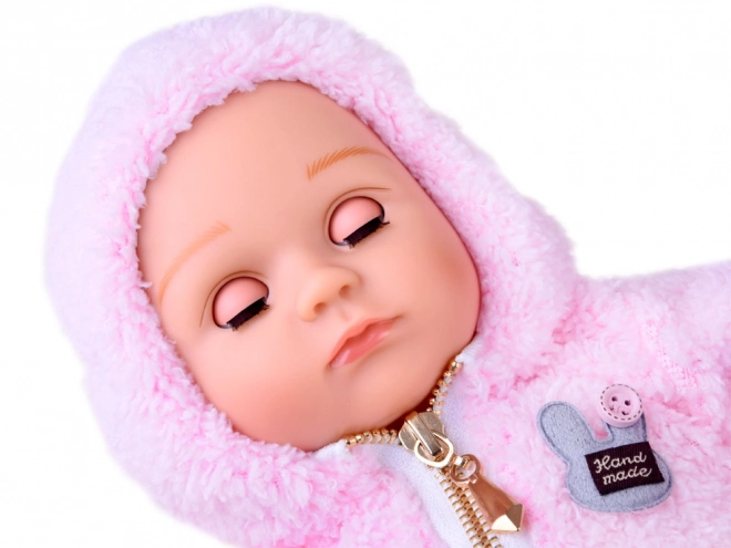 Blød gummidukke baby 43 cm