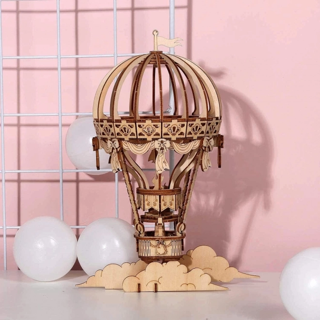 Varmluftballon - 3D træbyggesæt