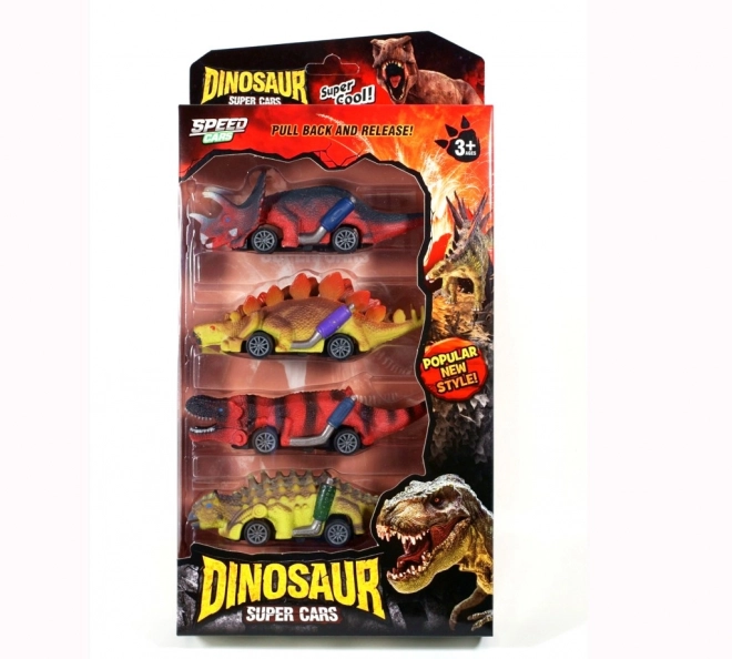 Dino-bil med pull-back-funktion
