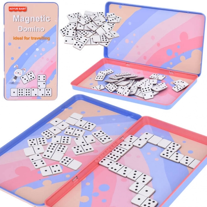 Magnetisk mini-domino, rejse spil for børn og voksne