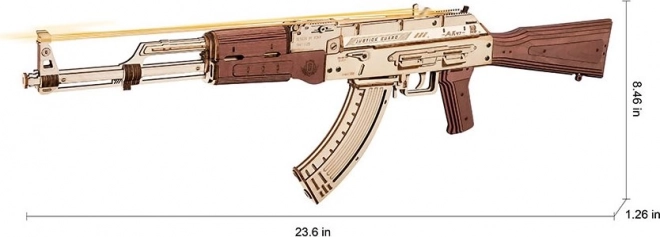 RoboTime 3D Træmekanisk puslespil Angrebsgevær AK-47