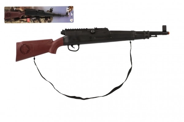 Knaldende plastgevær/pistol 71 cm